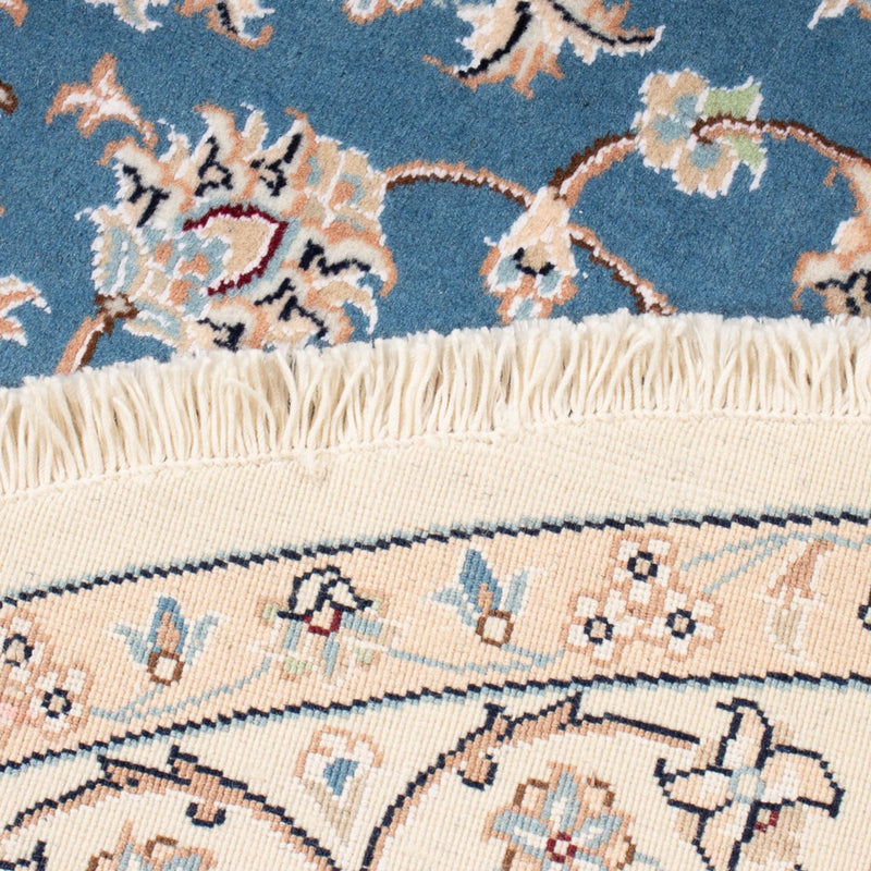 Dywan perski - Nain - Premium okrągły  - 154 x 151 cm - niebieski