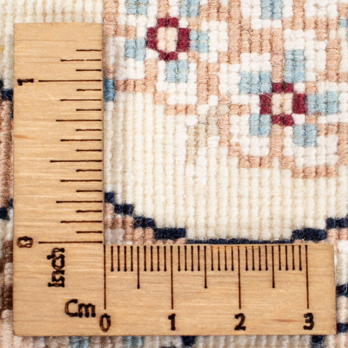 Dywan perski - Nain - Premium okrągły  - 154 x 151 cm - niebieski