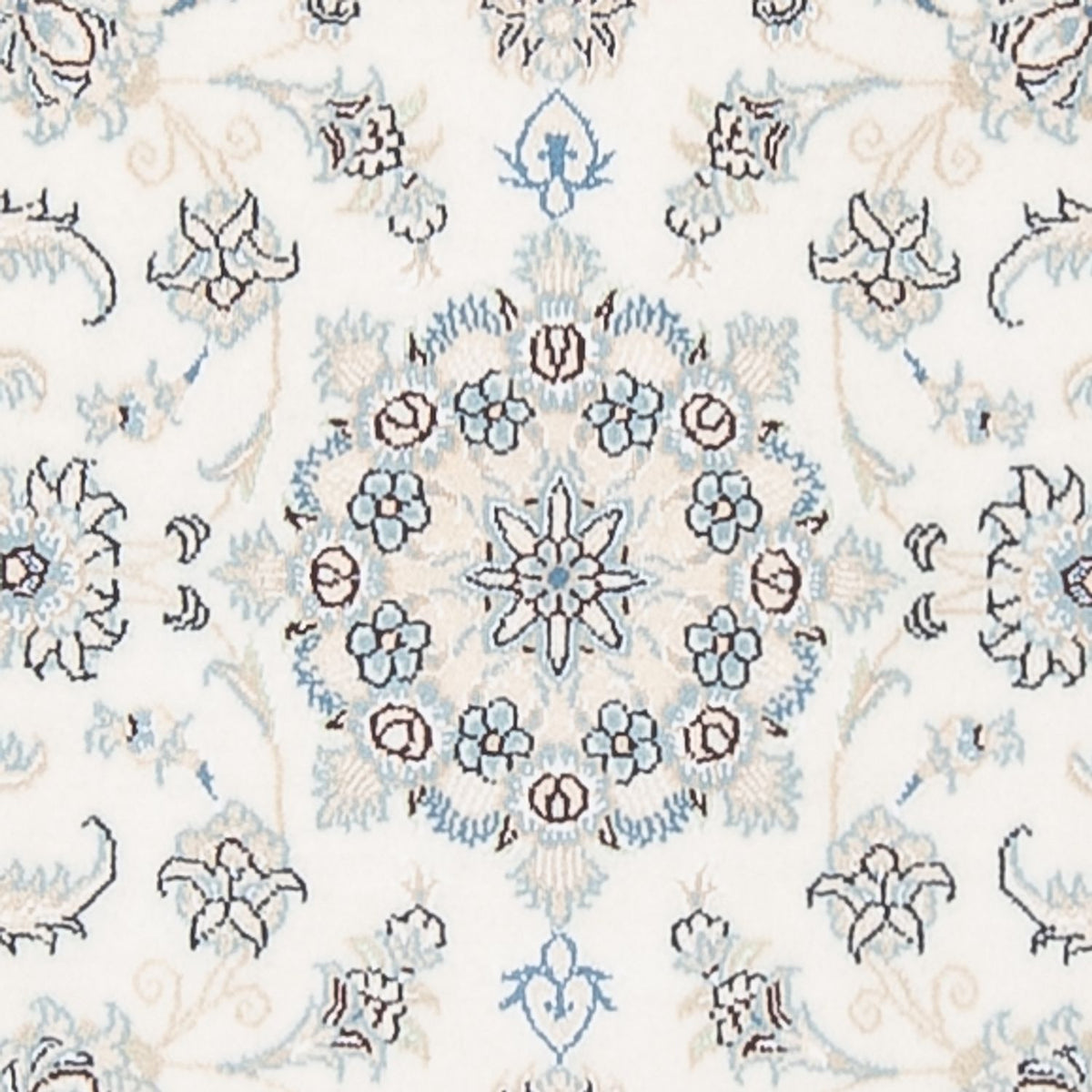 Biegacz Dywan perski - Nain - Premium - 290 x 82 cm - kremowy