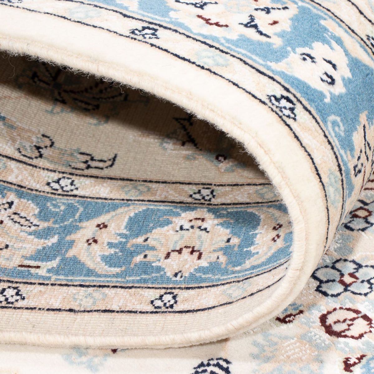 Biegacz Dywan perski - Nain - Premium - 290 x 82 cm - kremowy