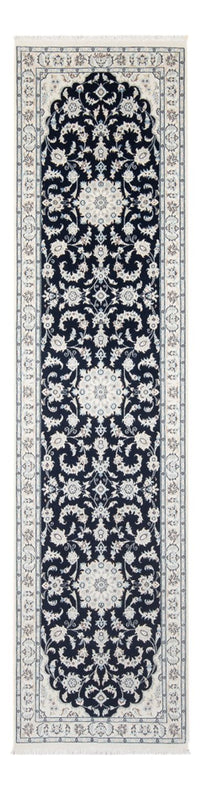 Biegacz Dywan perski - Nain - Premium - 296 x 80 cm - ciemnoniebieski