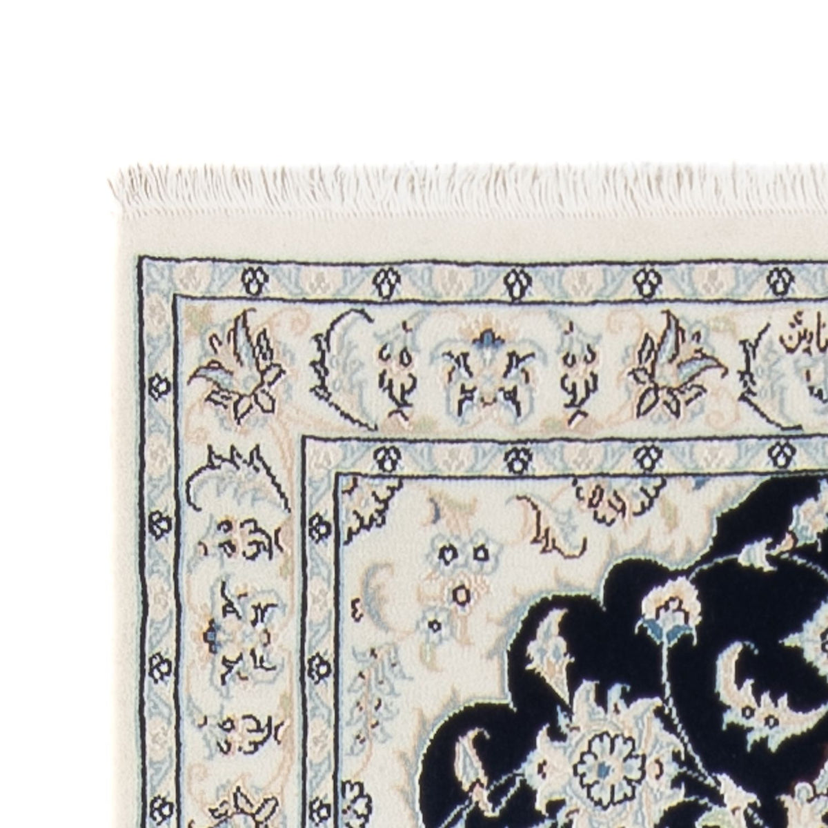 Biegacz Dywan perski - Nain - Premium - 296 x 80 cm - ciemnoniebieski