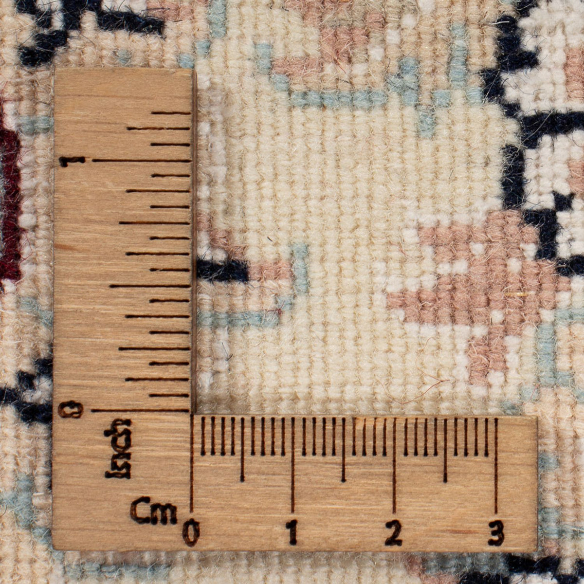 Dywan perski - Nain kwadratowy  - 258 x 246 cm - ciemnoniebieski