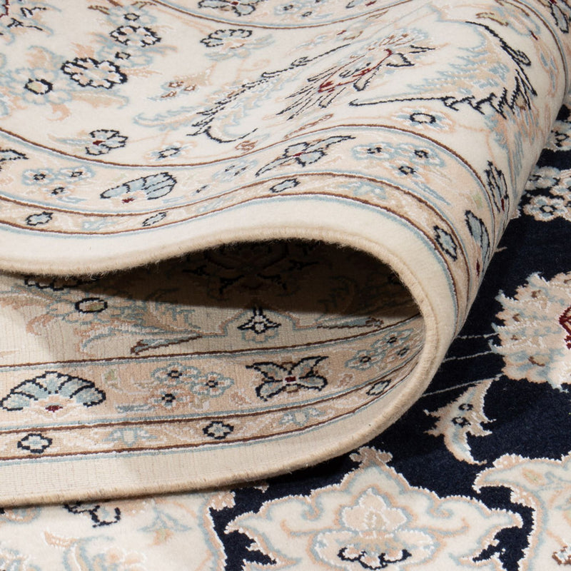 Dywan perski - Nain - 267 x 247 cm - ciemnoniebieski