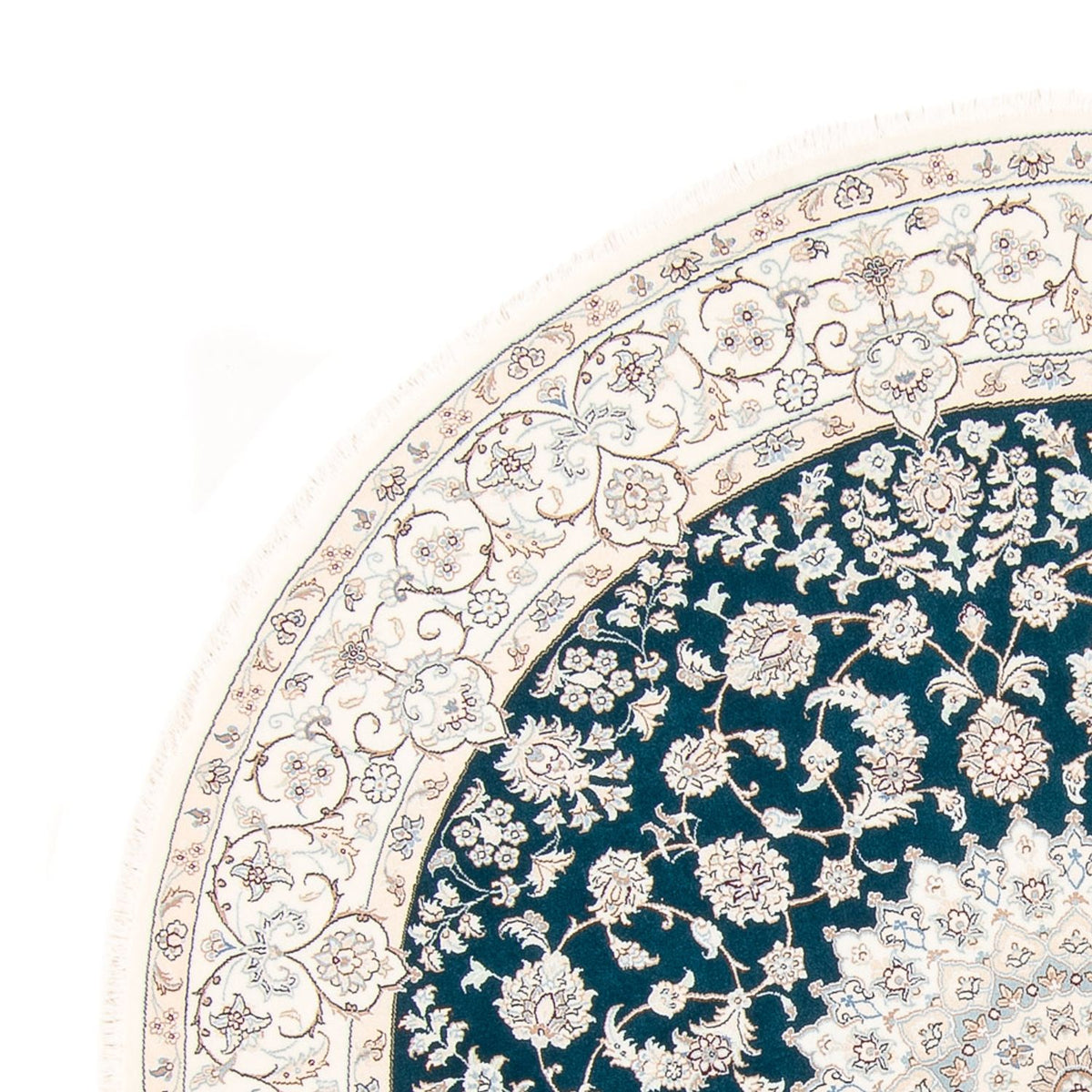 Dywan perski - Nain okrągły  - 200 x 200 cm - benzylowy