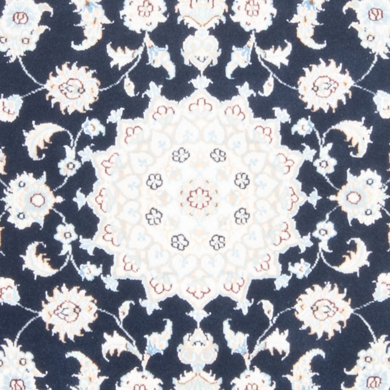 Biegacz Dywan perski - Nain - Królewski - 197 x 80 cm - ciemnoniebieski