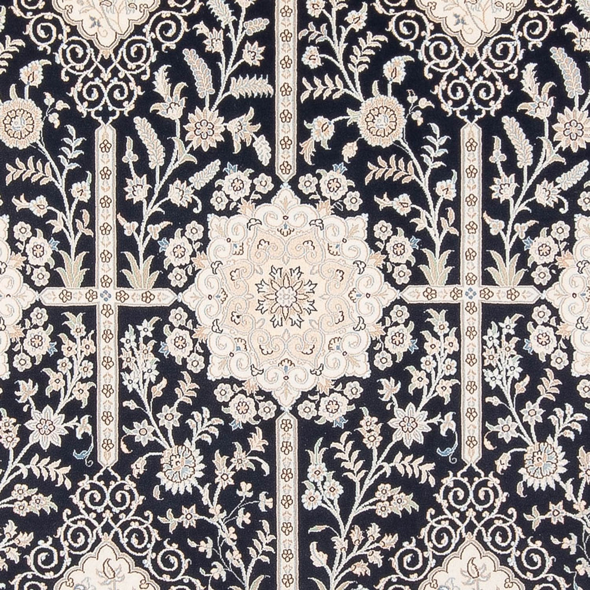 Perserteppich - Nain - Premium - 295 x 200 cm - dunkelblau