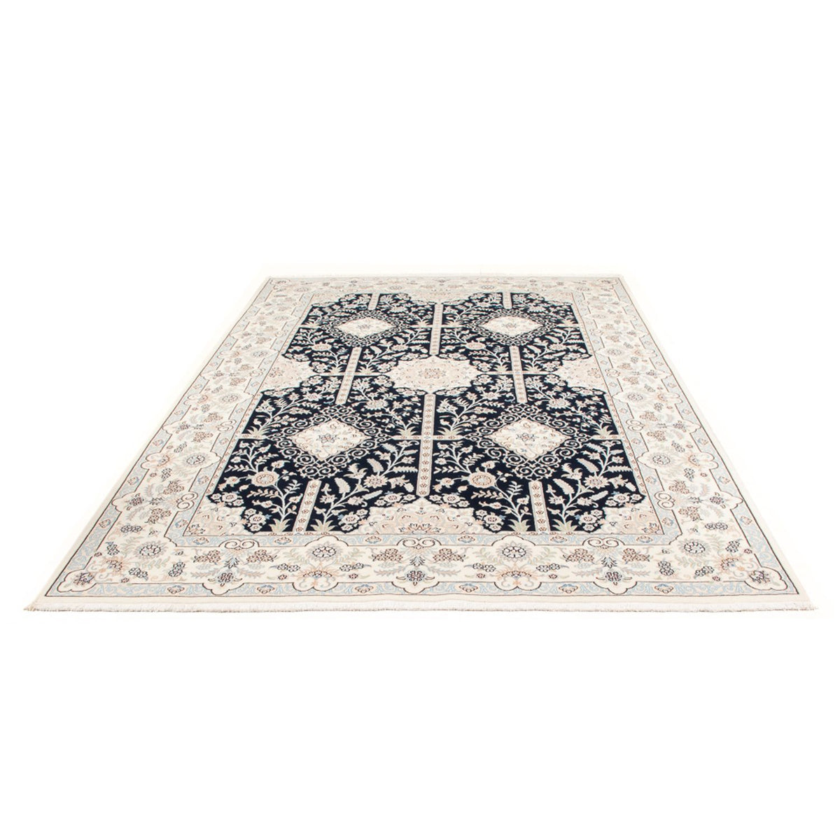 Perserteppich - Nain - Premium - 295 x 200 cm - dunkelblau