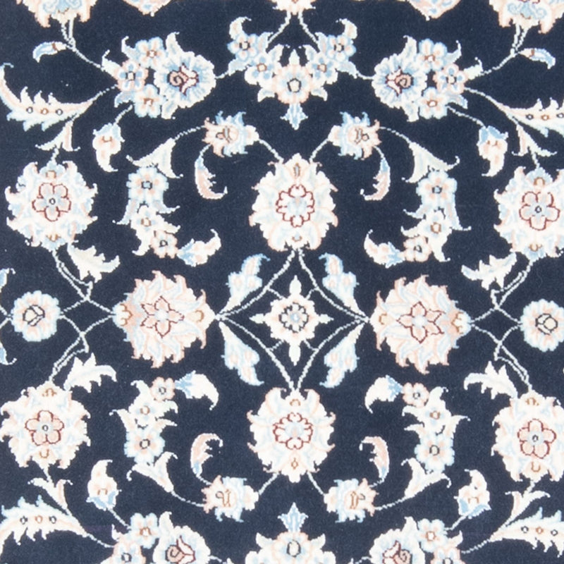 Biegacz Dywan perski - Nain - Królewski - 198 x 81 cm - ciemnoniebieski