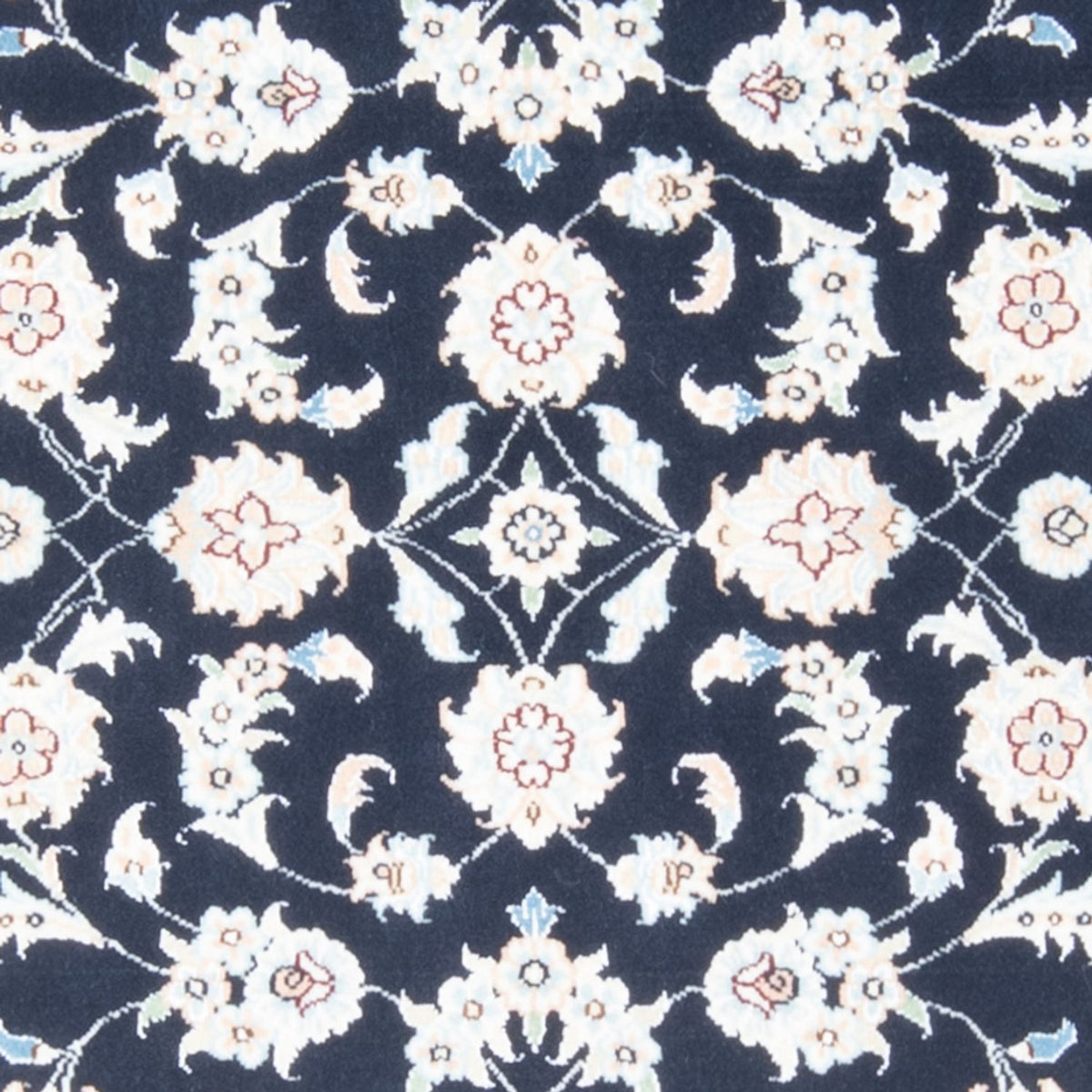 Biegacz Dywan perski - Nain - Królewski - 197 x 80 cm - ciemnoniebieski