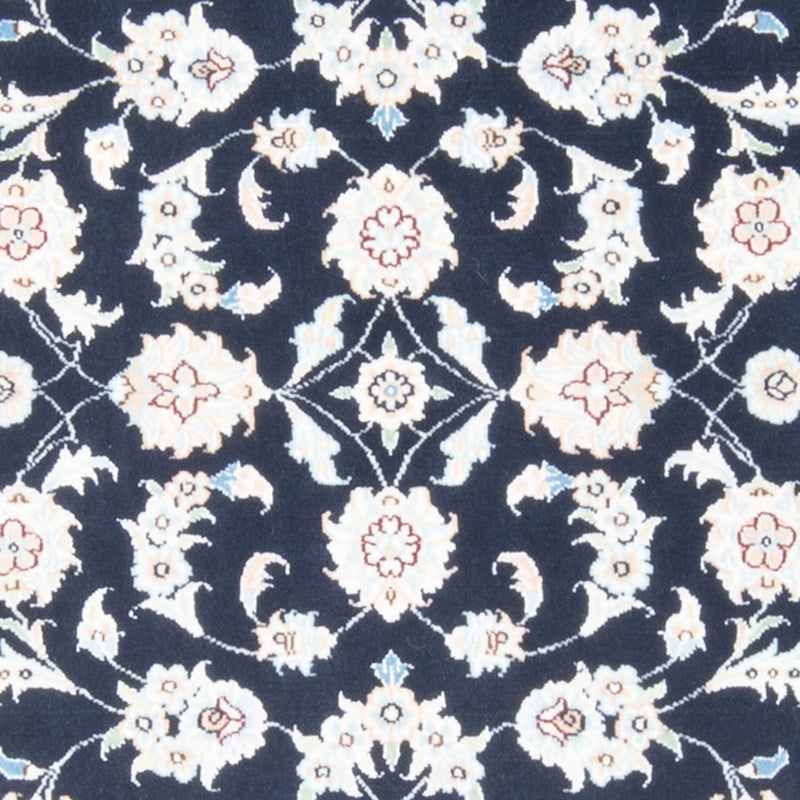 Biegacz Dywan perski - Nain - Królewski - 197 x 80 cm - ciemnoniebieski