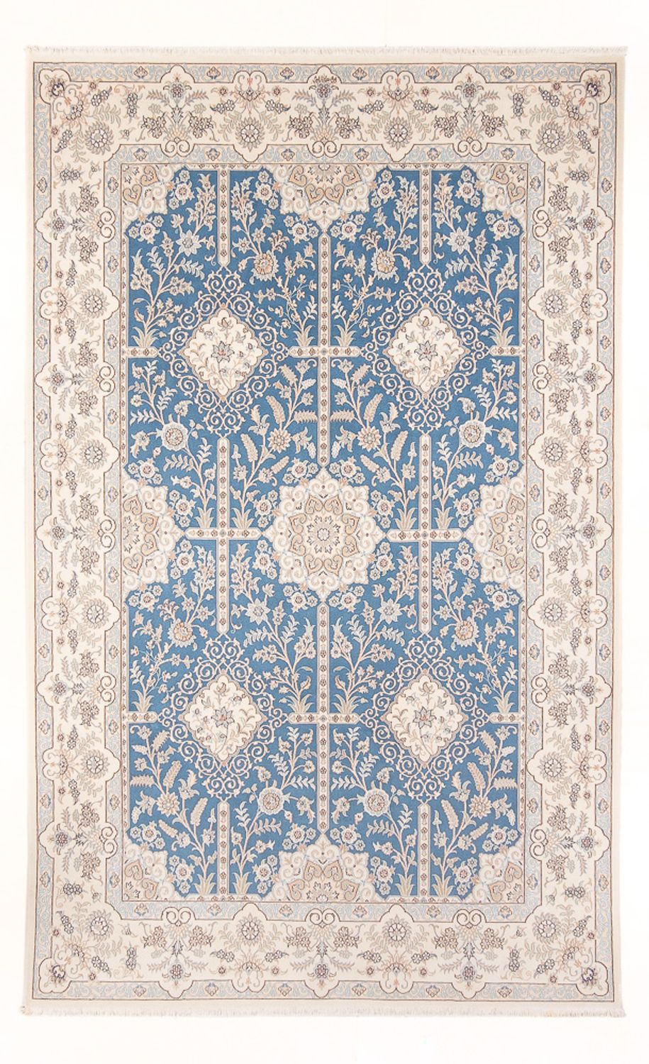 Perserteppich - Nain - Premium - 300 x 198 cm - hellblau