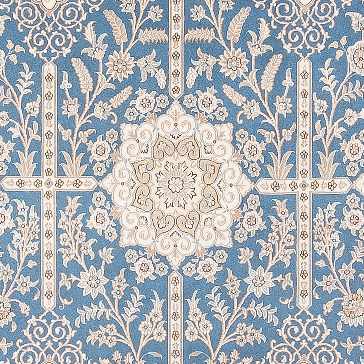 Perserteppich - Nain - Premium - 300 x 198 cm - hellblau