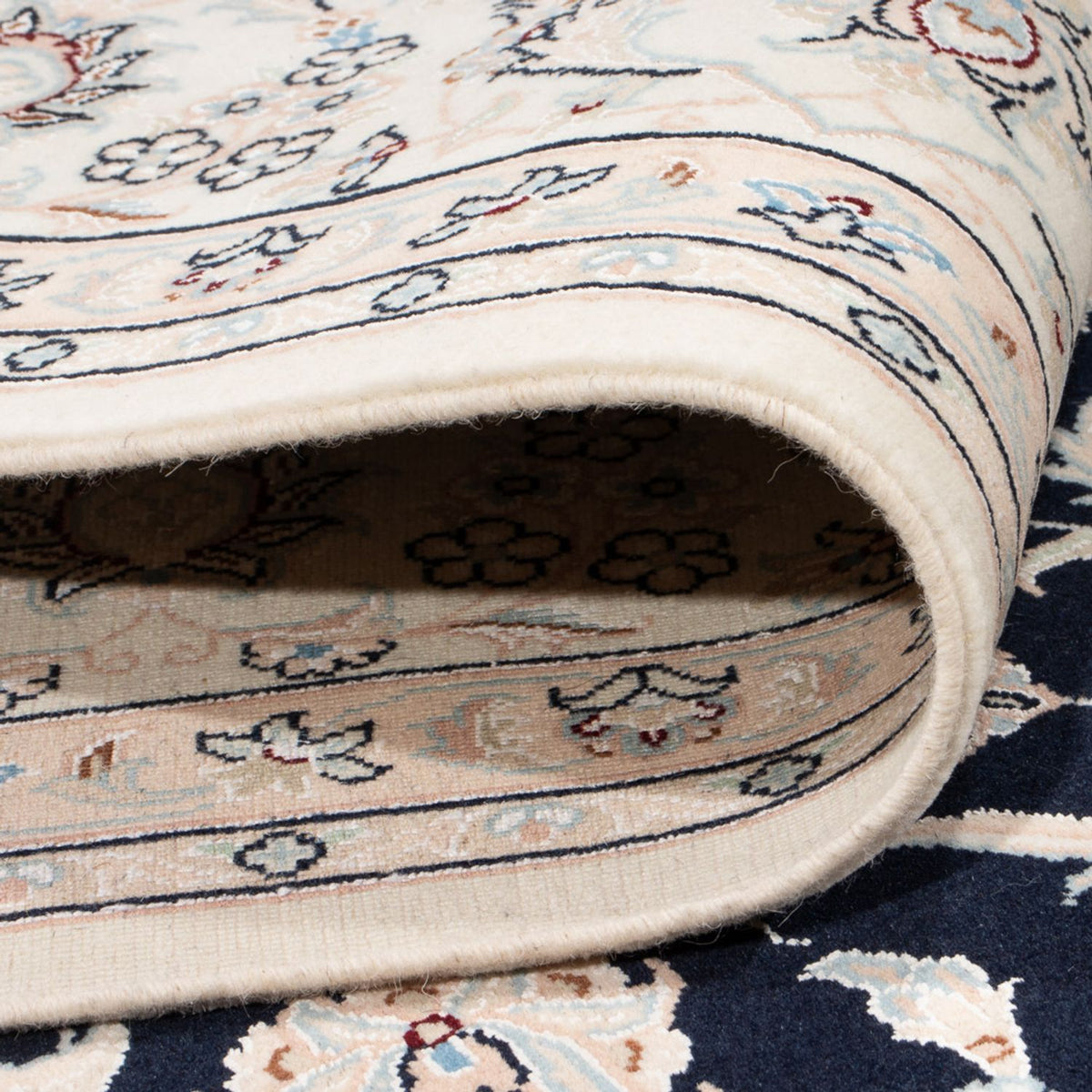 Perserteppich - Nain - Premium - 298 x 197 cm - dunkelblau