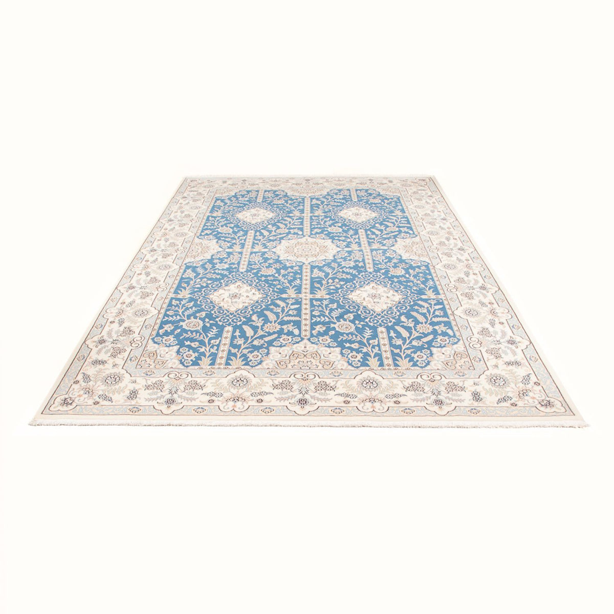Perserteppich - Nain - Premium - 295 x 197 cm - hellblau