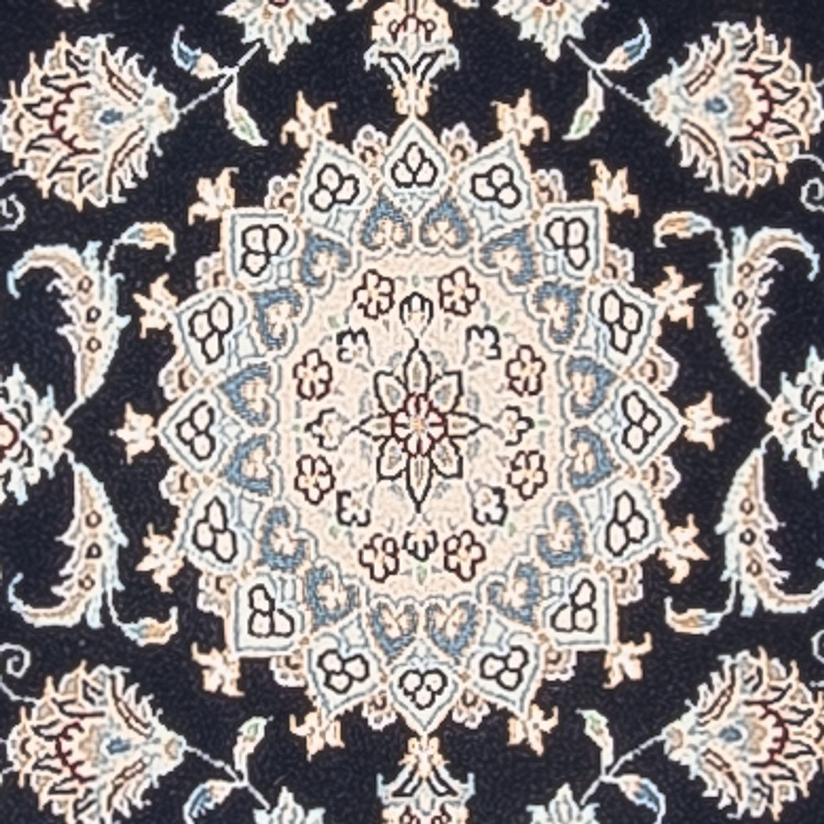 Läufer Perser - Nain - Premium - 250 x 78 cm - dunkelblau