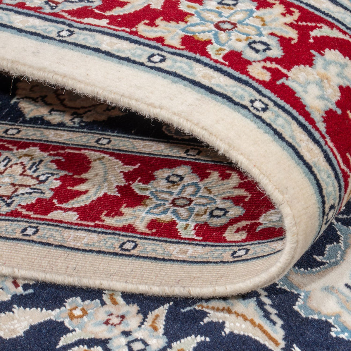 Läufer Perser - Nain - Premium - 250 x 80 cm - dunkelblau