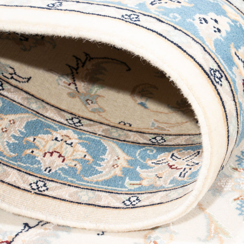 Biegacz Dywan perski - Nain - Premium - 305 x 82 cm - kremowy