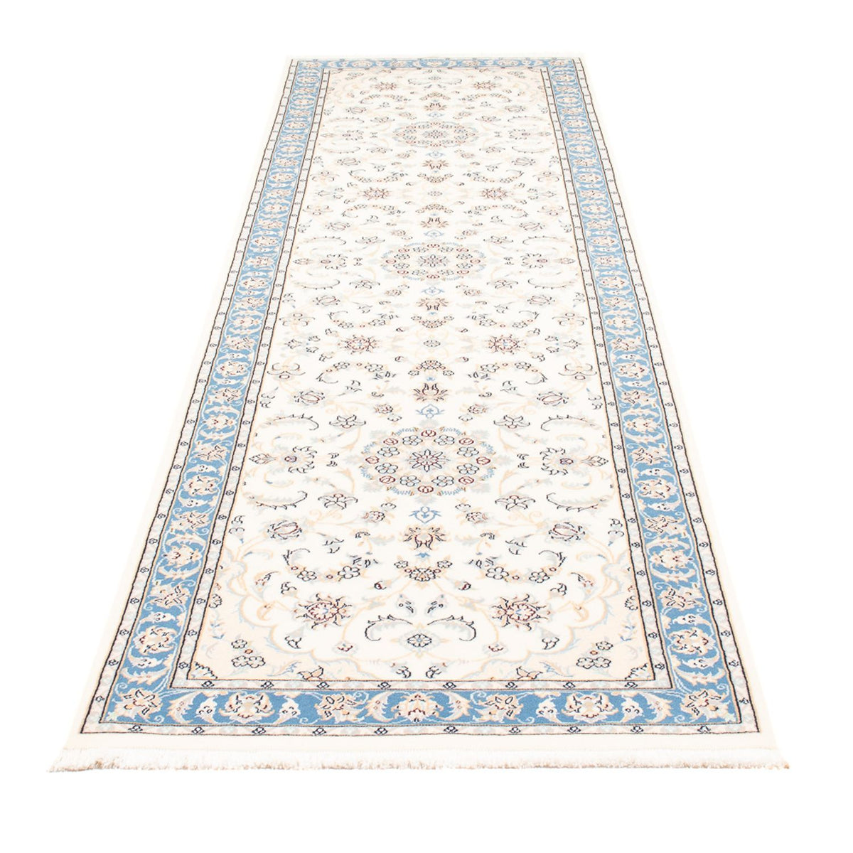 Biegacz Dywan perski - Nain - Premium - 305 x 82 cm - kremowy