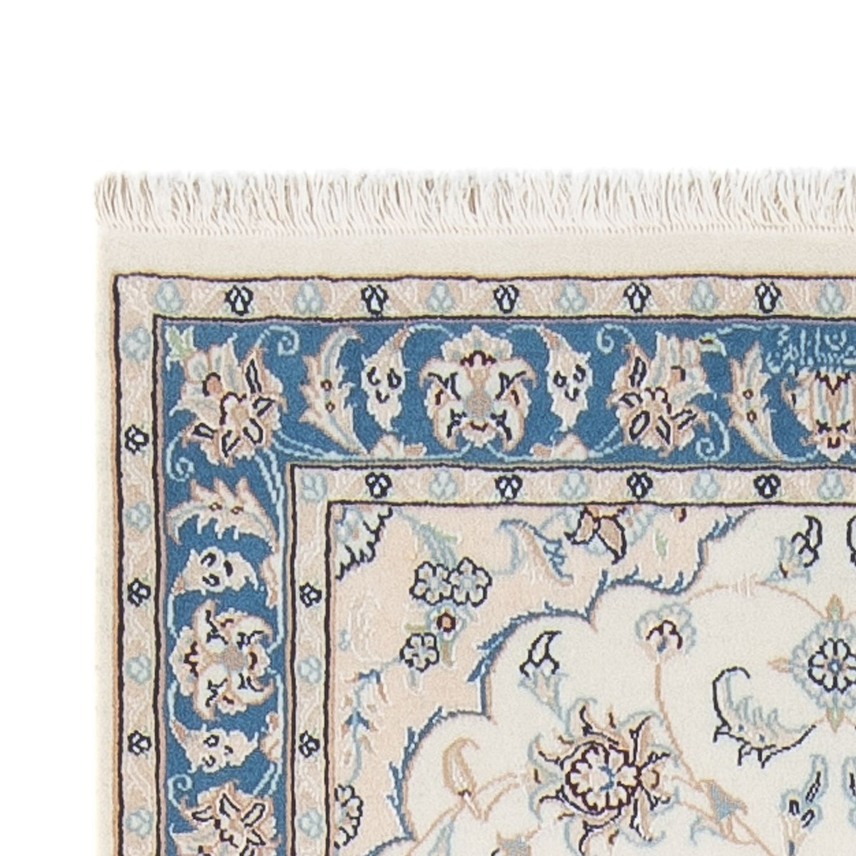 Biegacz Dywan perski - Nain - Premium - 288 x 80 cm - kremowy