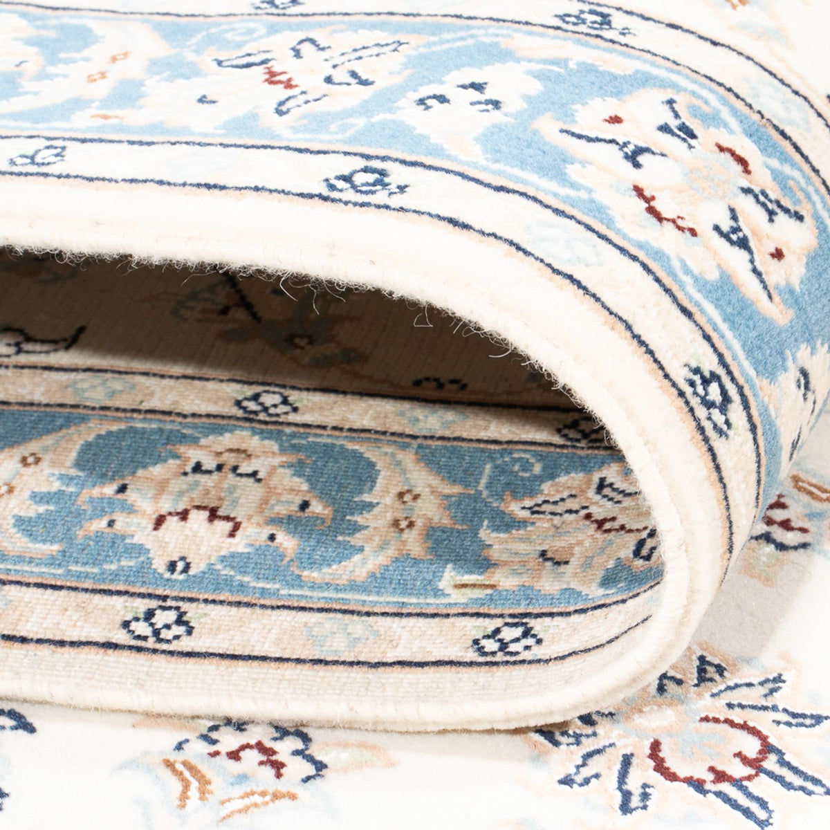 Biegacz Dywan perski - Nain - Premium - 288 x 80 cm - kremowy