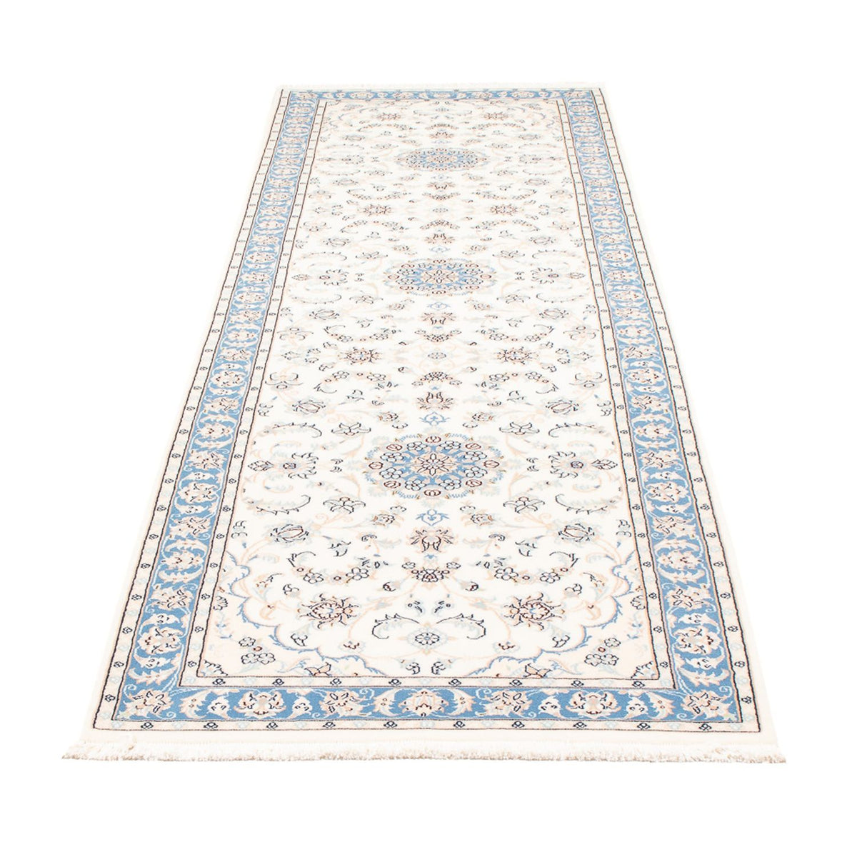 Biegacz Dywan perski - Nain - Premium - 288 x 80 cm - kremowy