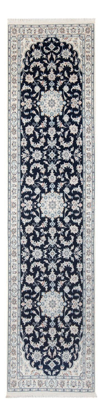 Biegacz Dywan perski - Nain - Premium - 306 x 81 cm - ciemnoniebieski