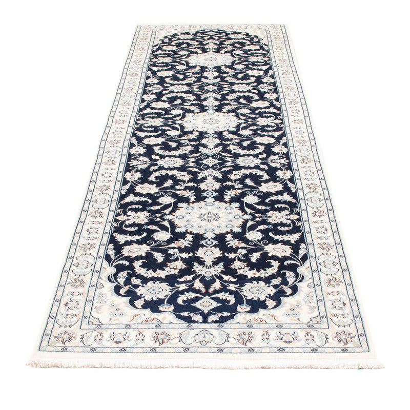 Biegacz Dywan perski - Nain - Premium - 306 x 81 cm - ciemnoniebieski