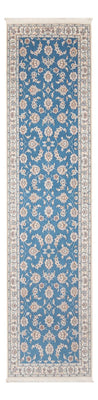Biegacz Dywan perski - Nain - Premium - 298 x 80 cm - niebieski