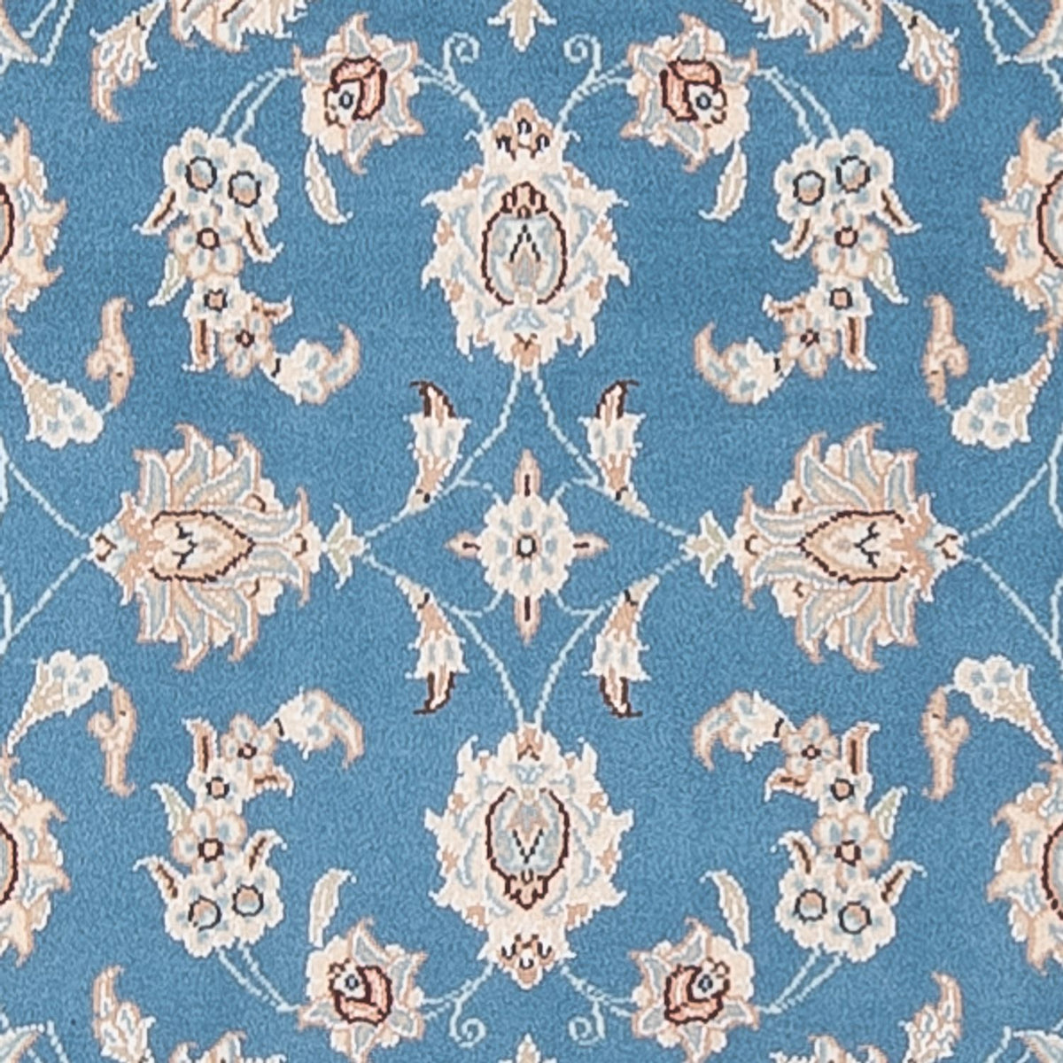 Biegacz Dywan perski - Nain - Premium - 298 x 80 cm - niebieski