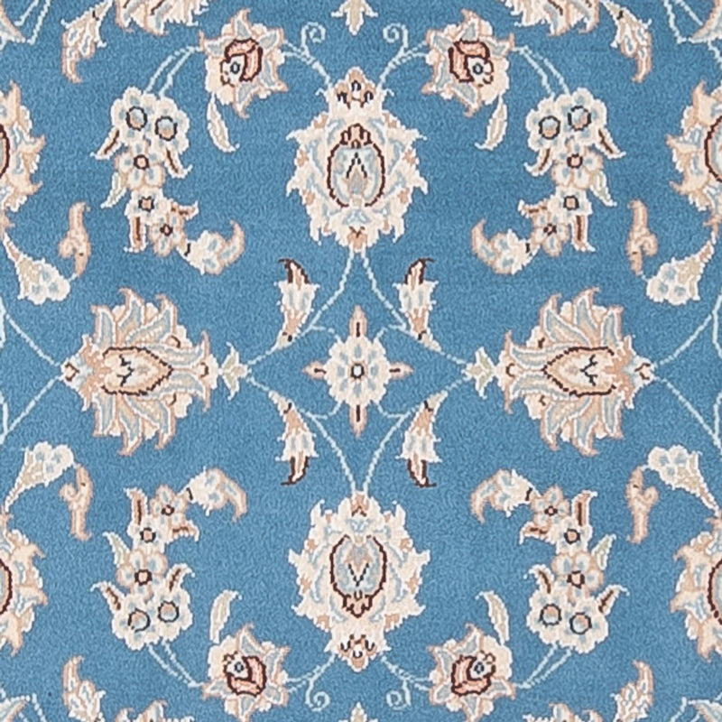 Biegacz Dywan perski - Nain - Premium - 298 x 80 cm - niebieski