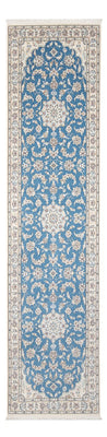 Biegacz Dywan perski - Nain - Premium - 300 x 80 cm - niebieski