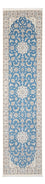 Biegacz Dywan perski - Nain - Premium - 300 x 80 cm - niebieski