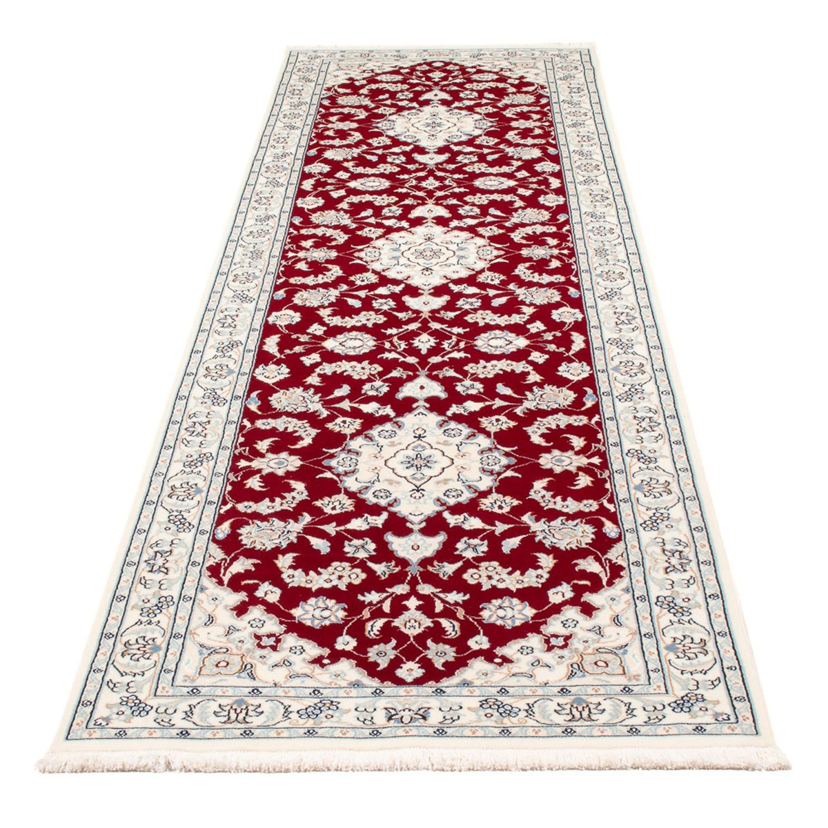 Biegacz Dywan perski - Nain - Premium - 290 x 80 cm - czerwony