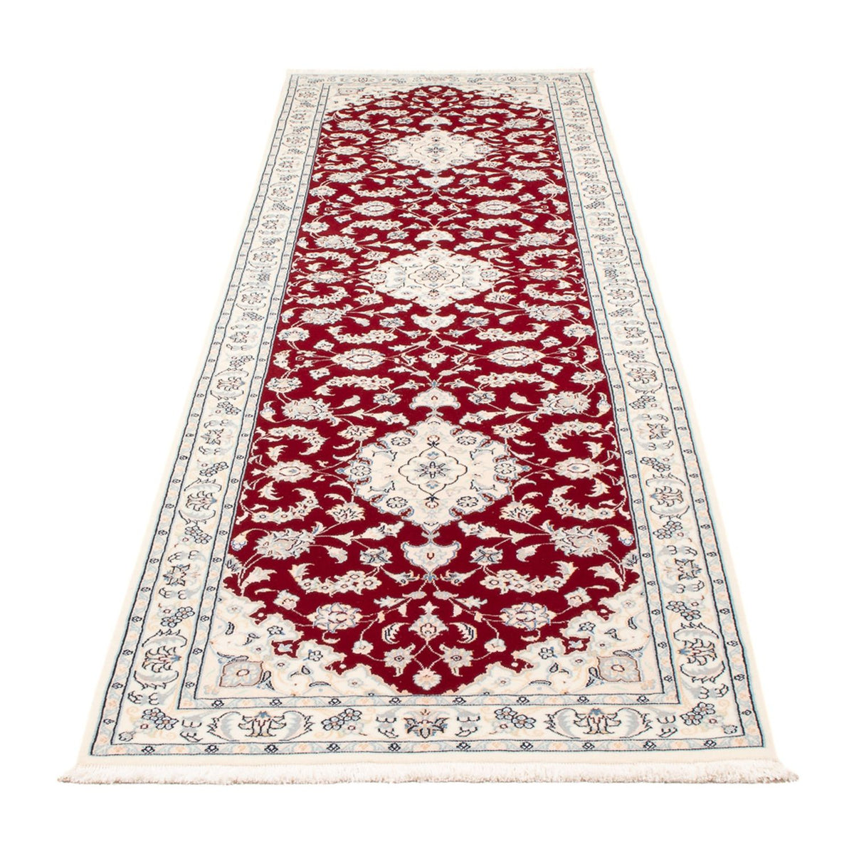 Biegacz Dywan perski - Nain - Premium - 298 x 82 cm - czerwony