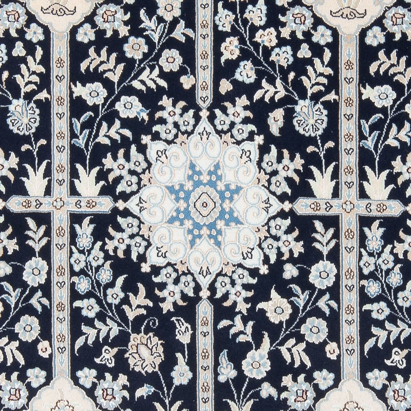 Dywan perski - Nain - Premium - 205 x 150 cm - ciemnoniebieski