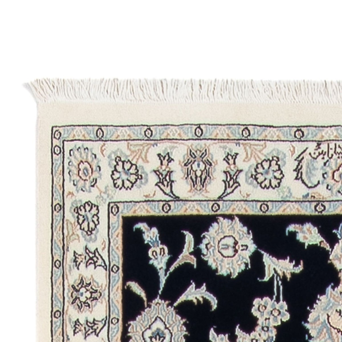 Biegacz Dywan perski - Nain - Premium - 394 x 92 cm - ciemnoniebieski