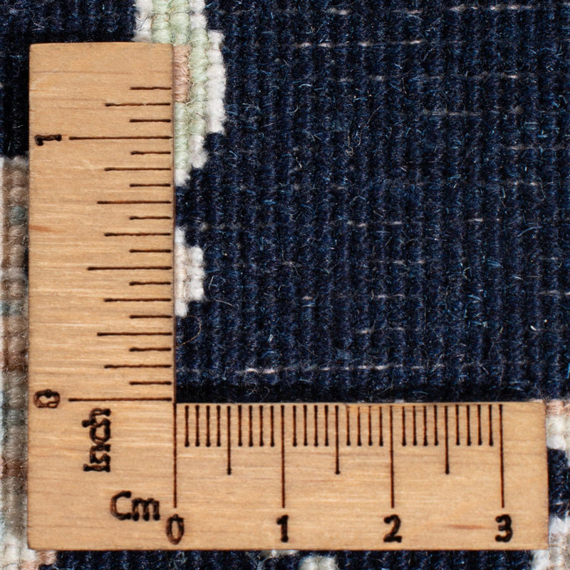 Biegacz Dywan perski - Nain - Premium - 394 x 92 cm - ciemnoniebieski