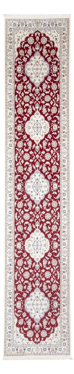Biegacz Dywan perski - Nain - Premium - 382 x 89 cm - czerwony