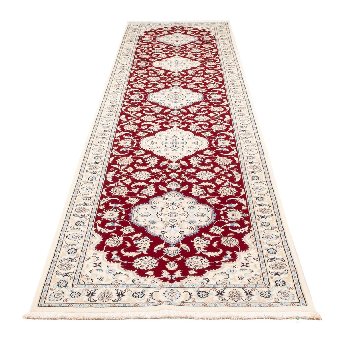 Biegacz Dywan perski - Nain - Premium - 382 x 89 cm - czerwony
