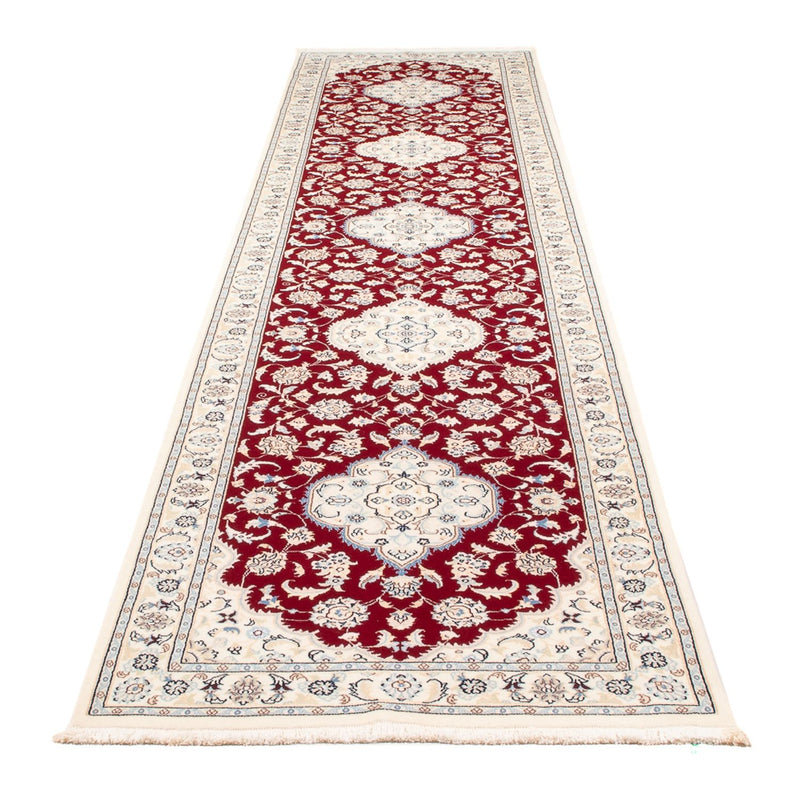 Biegacz Dywan perski - Nain - Premium - 382 x 89 cm - czerwony