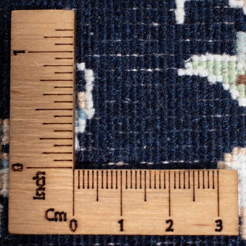 Biegacz Dywan perski - Nain - Premium - 347 x 87 cm - ciemnoniebieski