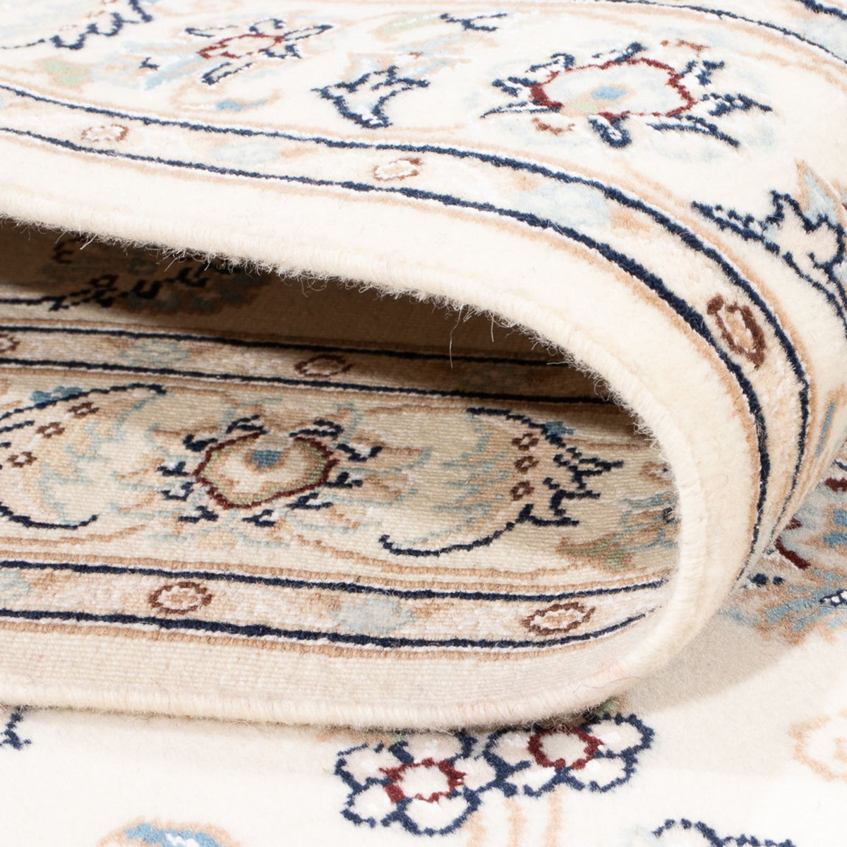 Biegacz Dywan perski - Nain - Premium - 296 x 88 cm - kremowy