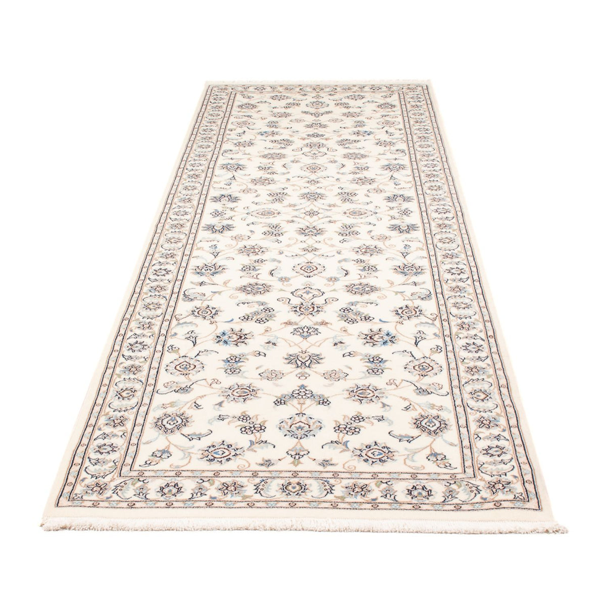 Biegacz Dywan perski - Nain - Premium - 296 x 88 cm - kremowy