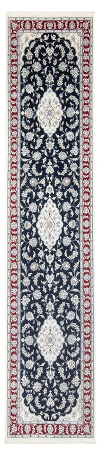 Biegacz Dywan perski - Nain - Premium - 353 x 85 cm - ciemnoniebieski