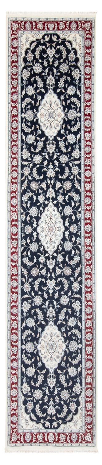 Biegacz Dywan perski - Nain - Premium - 353 x 85 cm - ciemnoniebieski