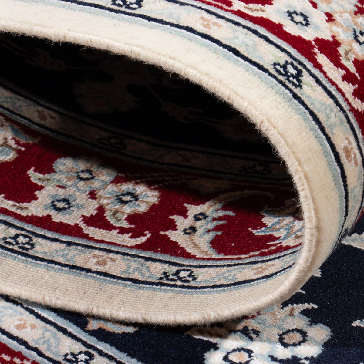 Biegacz Dywan perski - Nain - Premium - 353 x 85 cm - ciemnoniebieski