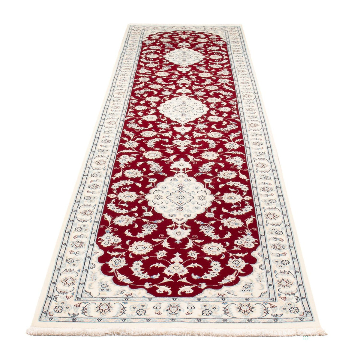 Biegacz Dywan perski - Nain - Premium - 352 x 85 cm - czerwony