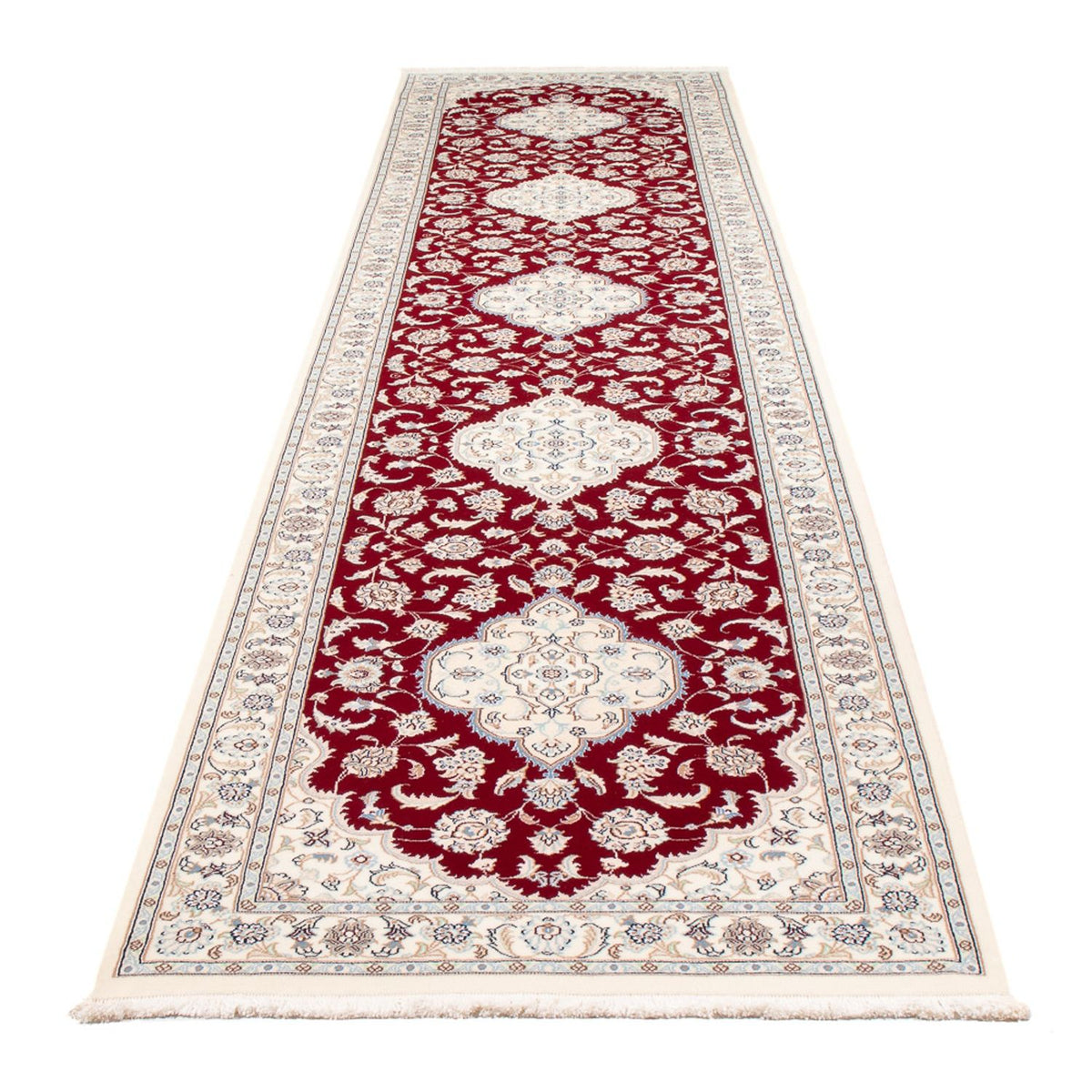 Biegacz Dywan perski - Nain - Premium - 393 x 90 cm - czerwony