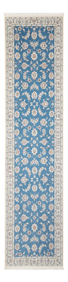 Biegacz Dywan perski - Nain - Premium - 307 x 80 cm - niebieski